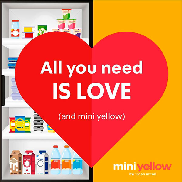 גם ביום האהבה mini yellow סוגר לך את הפינה
עם שוקולדים מפנקים שכולם אוהבים 3